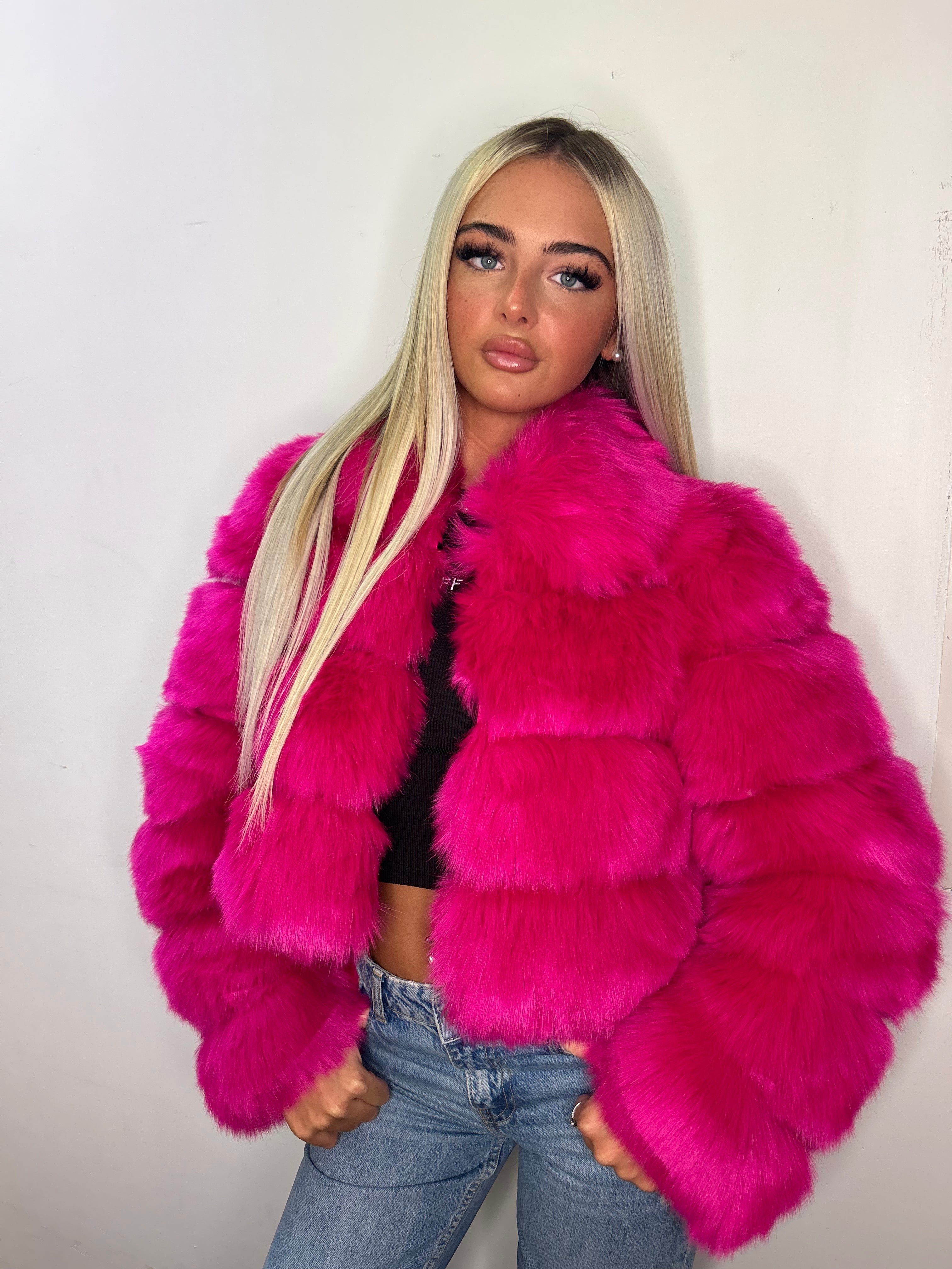 Minkpink faux cheap fur coat