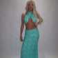 LIMITED EDITION HAND MADE AND DESIGNED IN HOUSE: ‘Ariel’ multi-way top and maxi skirt co-odd