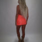 LIMITED EDITION HAND MADE AND DESIGNED IN HOUSE: ‘Belle’ Coral lace dress