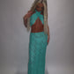 LIMITED EDITION HAND MADE AND DESIGNED IN HOUSE: ‘Ariel’ multi-way top and maxi skirt co-odd