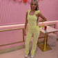 Lemon ruffle lounge wear set