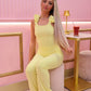 Lemon ruffle lounge wear set