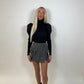 Grey Bow front tailored skirt