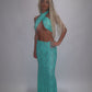 LIMITED EDITION HAND MADE AND DESIGNED IN HOUSE: ‘Ariel’ multi-way top and maxi skirt co-odd