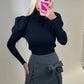 Grey Bow front tailored skirt