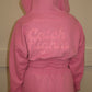 Catch Flights Pink zip up hoodie