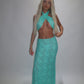 LIMITED EDITION HAND MADE AND DESIGNED IN HOUSE: ‘Ariel’ multi-way top and maxi skirt co-odd