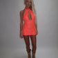 LIMITED EDITION HAND MADE AND DESIGNED IN HOUSE: ‘Belle’ Coral lace dress