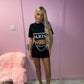 Paris Milano Graphic Crop Top & Skirt Co-ord