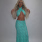 LIMITED EDITION HAND MADE AND DESIGNED IN HOUSE: ‘Ariel’ multi-way top and maxi skirt co-odd