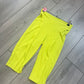 SAMPLE Lime ruffle bicycle shorts