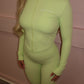 Lime sculpt jacket