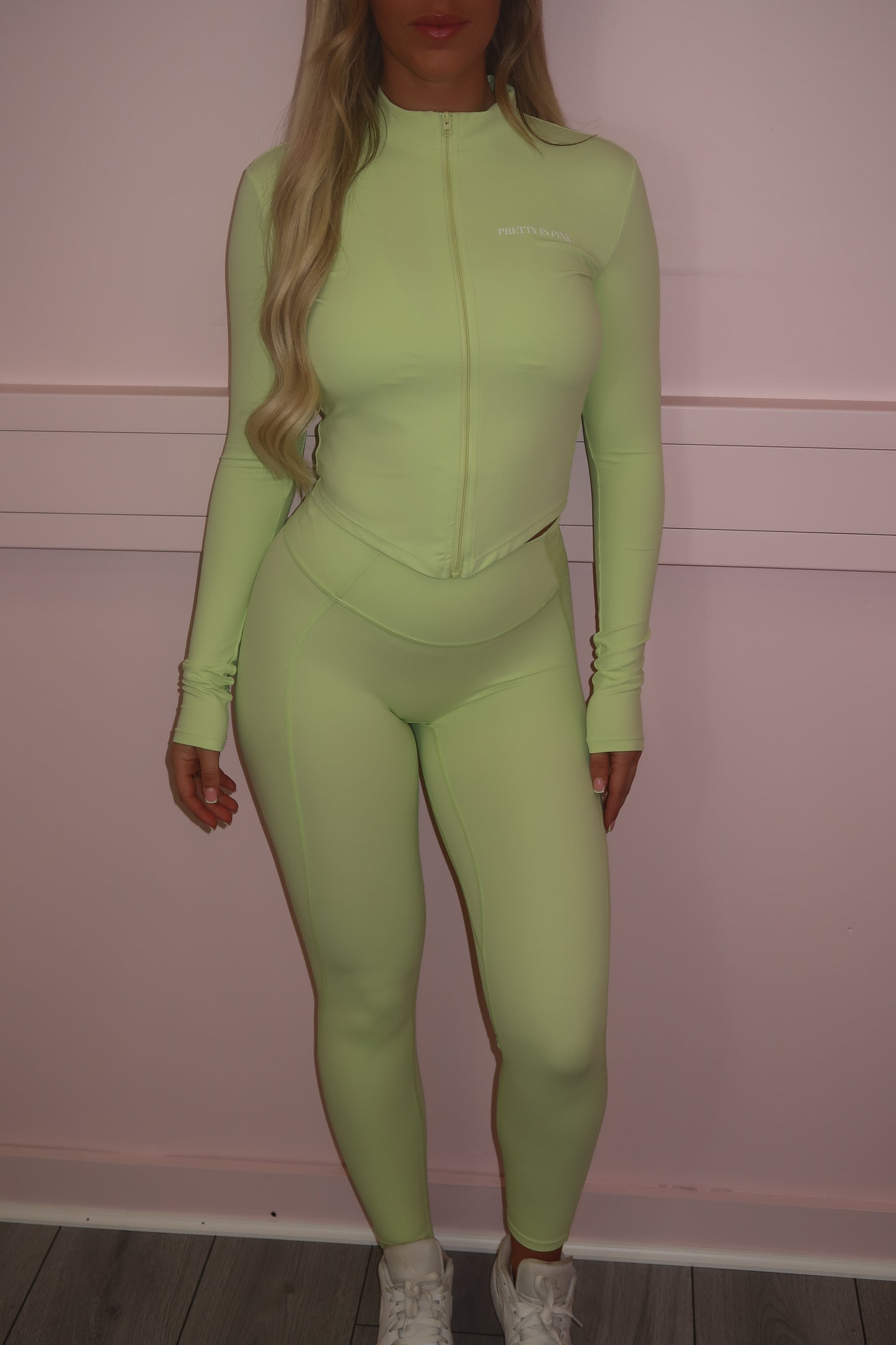 Lime sculpt jacket