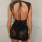 Black lace 3 piece