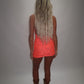 LIMITED EDITION HAND MADE AND DESIGNED IN HOUSE: ‘Belle’ Coral lace dress