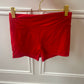 SAMPLE red slinky shorts