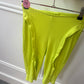 SAMPLE Lime ruffle bicycle shorts