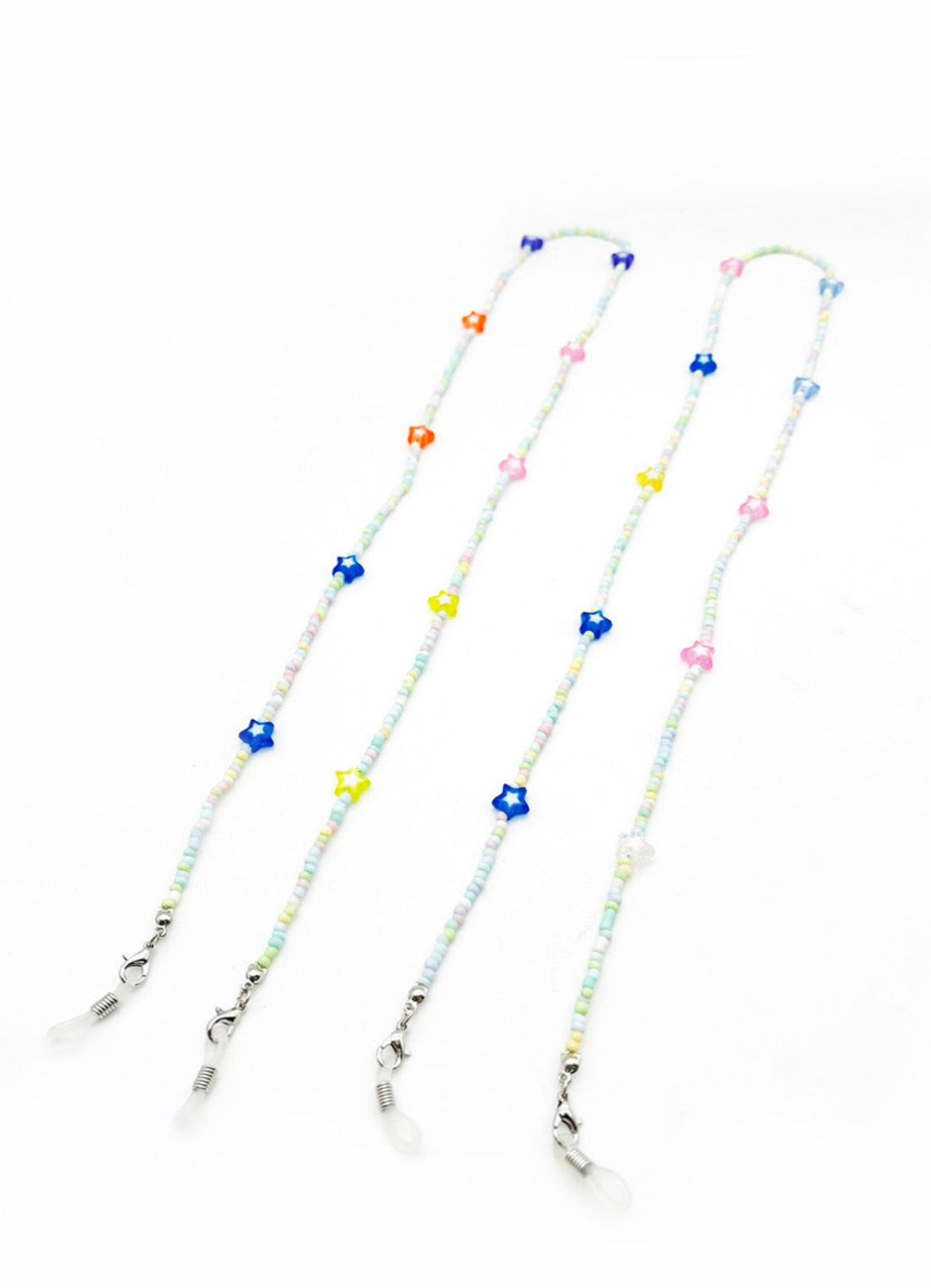 Multi bead sunglasses chain