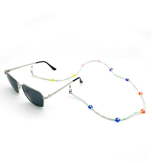 Multi bead sunglasses chain