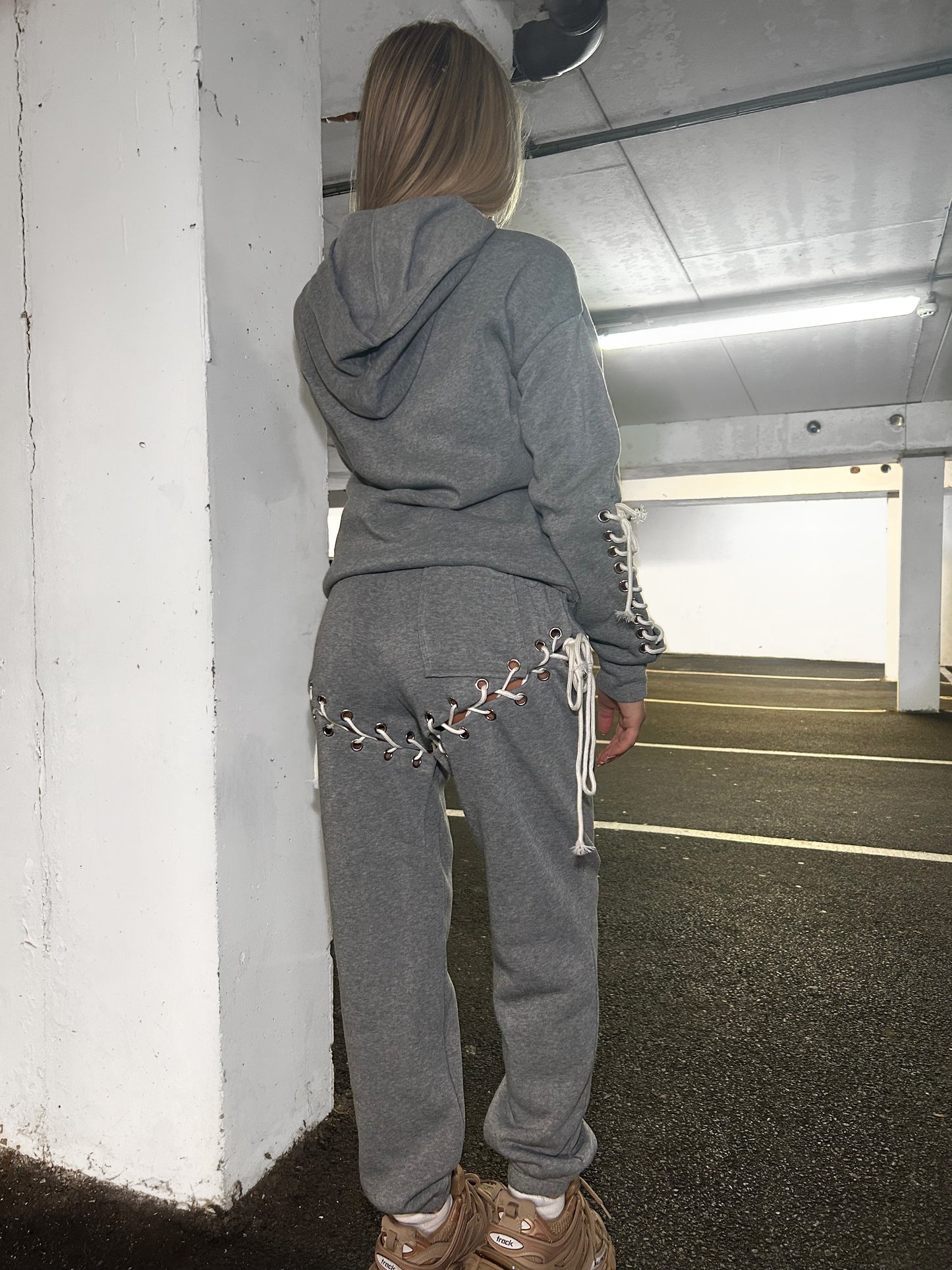 ‘Lace-up’ tracksuit