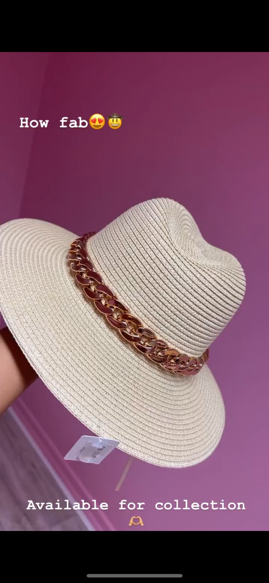 Woven cow girl hat